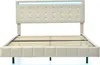 CDGlobal Polsterbett 140x200 cm mit LED-Beleuchtung und Produktbild-Vorschau 10
