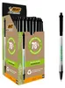 BIC Clic Stic, Schwarz, Schwarz, Weiß, Kunststoff Produktbild-Vorschau 2