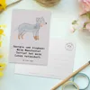 Mr. & Mrs. Panda Postkarte Manchester Terrier Magie - Grau Produktbild-Vorschau 3