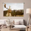 MuchoWow® Wandteppich Wandbehang Damhirsch - Wald - Herde - Produktbild-Vorschau 5