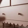 BABUSHKA Dreitüriger Kleiderschrank Natürlich Rosa Produktbild-Vorschau 5