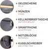Kellnertasche schwarz aus strapazierfähigem Kunst-Leder - Produktbild-Vorschau 4