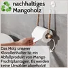 DEKAZIA® Toilettenpapierhalter Seil | Mango Holz | Produktbild-Vorschau 6