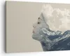 Bild auf Leinwand - Leinwandbild - Einteilig - Grafik Frau Produktbild-Vorschau 1