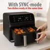 alpina Double Airfryer XXL - frytownica powietrzna 2 komory Podgląd zdjęcia produktu 7