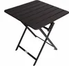 A dark gray folding table with black metal legs, shown from a slightly elevated angle against a white background. Produktbild-Vorschau