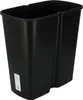 Abfallbehälter Prosperplast COMPACTA Q DUO, 45 l schwarz Produktbild-Vorschau 5