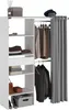 BARI Armoire non extensible blanc 1 tiroir - L 143,5 x P 48 Voir les images du produit 1