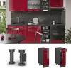 Küchenunterschrank Vicco R-Line Rot Hochglanz 30 cm ohne Produktbild-Vorschau 3
