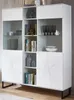 trendteam Wohnen Vitrine/Highboard mit 3D-Optik Weiß Produktbild-Vorschau 3