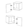 Hängeschrank CALABRINI C-03 Schrank 34x34 cm Wandschrank Produktbild-Vorschau 3
