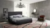 Letto matrimoniale completo in tessuto con rete Queen Size Anteprima dell’immagine prodotto 7