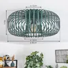 Pieris runde Deckenlampe aus Metall in Grün Produktbild-Vorschau 4