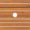 vidaXL Table de jardin pliante Ø 90x75 cm bois massif Voir les images du produit 12