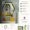 FURNLUX Specchio da parete Tony Yellow 75cm / Colore Anteprima dell’immagine prodotto 11