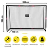 Dunlop Voetbaldoel - Voetbal Goal 300 x 200 x 120 cm - Productafbeelding-voorbeeld 2