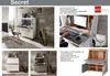 Secret Sekretär Schreibtisch Kommode Weiß / Eiche Altholz Produktbild-Vorschau 3