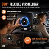 Auto Ventilator Doppelkopf, 360° drehbar, LED, 3 Stufen, Produktbild-Vorschau 4
