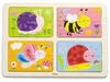 VIGA Holzpuzzle Insekten 4in1 Produktbild-Vorschau 1