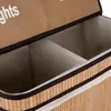 Ruhhy 24269 Dubbele wasmand van bambus, lichtbruin Productafbeelding-voorbeeld 5