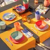 Set de pique-nique Pop-Up Mushroom, 24 pièces - Multicolore Voir les images du produit 4