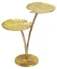 FineBuy Tavolino Foglia di ninfea Oro 57 cm Tavolino in Anteprima dell’immagine prodotto 6