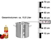 Beeketal Gastro Edelstahl Kochtöpfe Kochtopf BKT-17 - ca. Produktbild-Vorschau 3