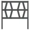 vidaXL Kopfteil Grau 106x4x100 cm Massivholz Kiefer - Produktbild-Vorschau 3
