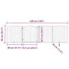 "im Angebot" 4-tlg. Hundetor mit Tür Faltbar 320 cm Produktbild-Vorschau 11