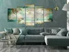 WELTKARTE ABSTRAKT Acrylglasbild Modern Wandbild Glasbilder Produktbild-Vorschau 1