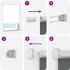 vidaXL zatemňovací roleta šedá 70x130 cm šířka látky 65,7 Náhled obrázku produktu 7