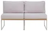 home24 Loungesofa - 2-teilig - Webstoff / Teak Massiv Produktbild-Vorschau 4