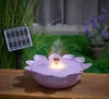 Solar Springbrunnen Gartenbrunnen ⌀ 32cm Wasserfontäne mit Produktbild-Vorschau 1