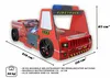 Autobett für Kinder 90x200 Feuerwehrbett Kinderbett Rio Produktbild-Vorschau 7