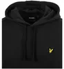 Lyle Scott Pánská fleecová mikina s kapucí Black : Velikost Náhled obrázku produktu 2