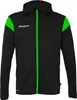 Uhlsport Squad 27 Kapuzenjacke Herren - Schwarz / Neongrün Produktbild-Vorschau 1