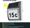 MeLiTec Solar-Hausnummer SH08, moderne LED-beleuchtete Produktbild-Vorschau 5