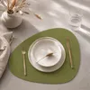Filz Platzsets Oval, Platzdeckchen abwaschbar, Produktbild-Vorschau 2