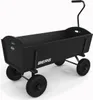 BERG Bollerwagen XL Schwarz mit Holzplatten Produktbild-Vorschau 3