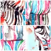 Bilder auf glas - Zebra Tiere Natur bunte - 60x60cm - Produktbild-Vorschau 8