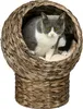 PawHut Rattan Katzenkorb Katzenhöhle Katzenhütte Katzenbett Produktbild-Vorschau 1
