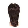 Perücke Männer(Braun)Vokuhila 80er Mullet Perücke Herren Produktbild-Vorschau 4