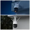 A security camera mounted on a building exterior at night and during the day. Anteprima dell’immagine prodotto