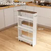 COSTWAY Nischenwagen, Schmaler Aufbewahrungswagen, Produktbild-Vorschau 7