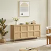 MODFU Dressoir met eikenhoutlook, bijzettafel, keukenkast Productafbeelding-voorbeeld 3