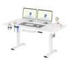 Bureau réglable en hauteur FLEXISPOT QE1 140 x 60 cm, 4 Voir les images du produit 1