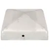 vidaXL Capuchons de poteau 6 pcs. Pyramide Métal galvanisé Voir les images du produit 3