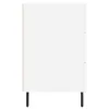 vidaXL Table de nuit blanc 40x40x66 cm bois composite Voir les images du produit 6