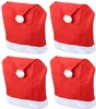 Novaliv Stuhlhussen 4er Set Schwingstuhl Weihnachten I Rot Produktbild-Vorschau 1