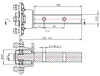 Mozzo e assale per Quad, ATV Trailer 4 Stud 100mm PCD Anteprima dell’immagine prodotto 5